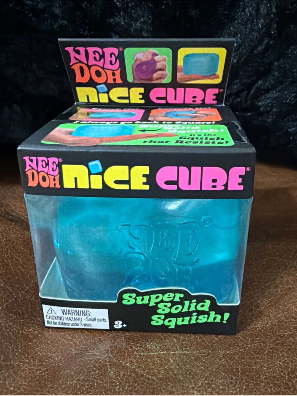 Nice Cube Super Solid Squish - Teal Blue